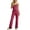 Hot Pink, variant on Gkeoshab Women Pajama Sets Women Striped Ribbed Two Piece Camisole Lounge Sets Lace Trim Tank Top & Long Pants Fashion Tie Dye Pajama Set Breathable Loungewear