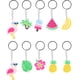 thumbnail image 1 of BRIGHTFUFU 10 Uds. Llaveros de verano, llaveros hawaianos tropicales, adornos de llavero de estilo hawaiano, decoraciones colgantes (estilo aleatorio), 1 of 7