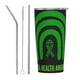 thumbnail image 1 of Juego de tres piezas de taza térmica portátil de acero inoxidable con pajita y aislamiento de 20 oz para el mes de concientización sobre la salud mental, 1 of 7