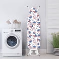 thumbnail image 3 of HELLHERO Abstract Brushstroke US Flag Crossbody Iron Board Cover Elastic Edge Replacement Polyester Fabric for Laundry Room, Easter, 3 of 5