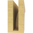 thumbnail image 4 of 3"W x 18"D x 6"H Thin Huntington Rough Cedar Woodgrain TimberThane Corbel, Primed Tan, 4 of 6