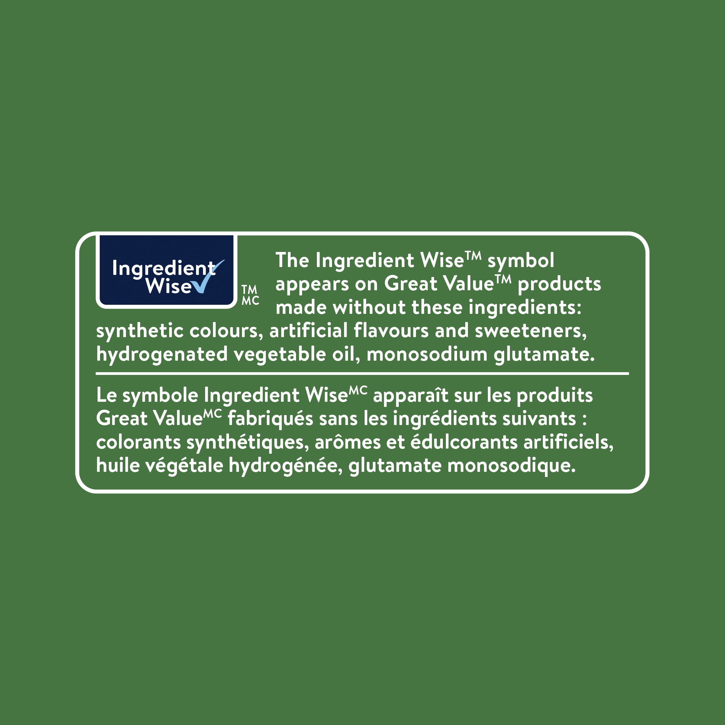 Flocons de persil Great Value 90 g