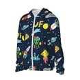 thumbnail image 2 of Sigee Funny Spaceships Print UPF50+ Men's Sun Protection Hoodie Shirt SPF UV Shirt Long Sleeve Fishing Outdoor Lightweight, S-3XL, 2 of 9