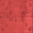 thumbnail image 1 of Ahgly Company Indoor Square Abstract Red Modern Area Rugs, 5' Square, 1 of 4