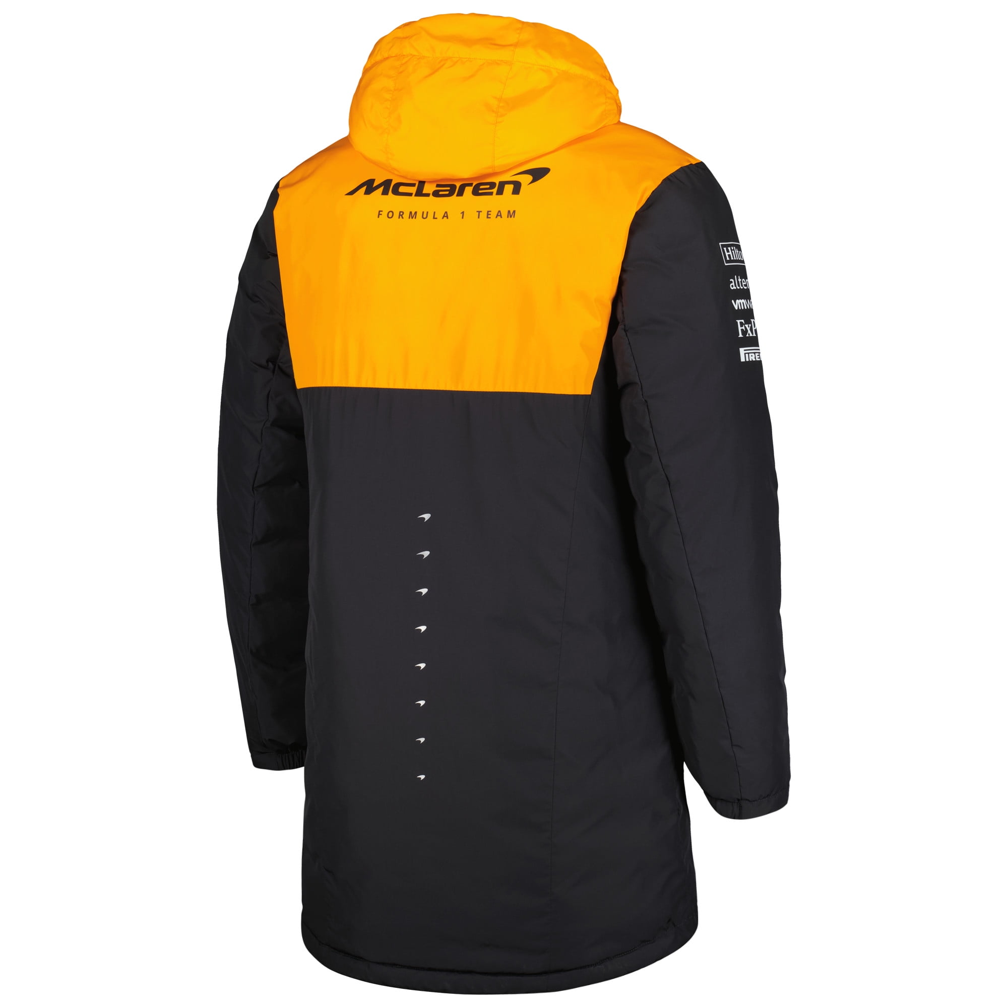McLaren F1 2024 Team Longline Padded Jacket Phantom