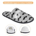 thumbnail image 3 of Fotbe Bat Pantuflas Peludas para Mujer con Estampado, Zapatillas de Peluche, Zapatos de Invierno para Casa, Uso Interior y Exterior-Medium, 3 of 8