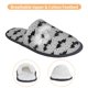 thumbnail image 3 of Balery Bat Pantuflas de Casa de Felpa Silenciosas con Diseño Estampado, Zapatillas Cómodas Antideslizantes de Algodón para Interior-Large, 3 of 8