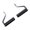 black pair, variant on Back Training Cable Handle, Single Pull Attachment, L Shaped Structure, Secure Texture, Fitness Equipment Connector