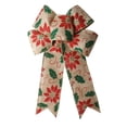 thumbnail image 3 of Lazos navideños para adorno de corona, lazo, adorno multifuncional grande para Navidad. Flor, 3 of 9