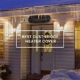 thumbnail image 5 of CAROOTU Wall-Mounted Patio Heater Cover Multipurpose Waterproof Electric, 5 of 5
