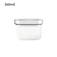 thumbnail image 1 of Tarro de almacenamiento de alimentos Cocina casera Apilable Arroz Condimento Aperitivos Recipiente transparente a prueba de humedad, Blanco, Pequeño tholdsy HA001234-06, 1 of 5