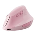 thumbnail image 1 of Mouse Vertical zienstar Rosa Ergonómico Inalámbrico Recargable Modo Dual Clic Silencioso, 1 of 7