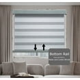 thumbnail image 4 of 29" Gray Cordless Window Zebra blinds with Dual Layer Jacquard Material For Privacy and Light Control, Roller Zebra Shades for Indoor Home and Office, 4 of 6