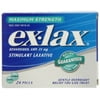 Ex-Lax Stimulant Laxative Maximum Strength Sessnosides 25mg 24 Pills