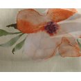 thumbnail image 4 of oneOone Georgette Viscose Fabric Watercolor Leaves & Flower Floral Print Sewing Fabric BTY 42 Inch Wide, 4 of 4