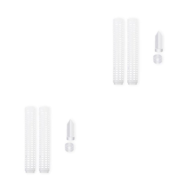 maskred 2 Pcs Poteau de Plante Grimpante Support Vertical Réutilisable Accessoires de Jardin Intérieur Extérieur 17x6x6cm 2Ensemble
