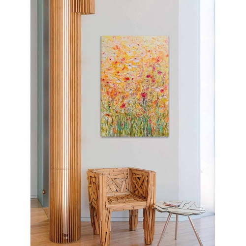 "Daisy Chain 10" Painting Print on Wrapped Canvas