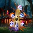 thumbnail image 5 of DeeKom 8' Halloween Inflatable Dead Tree Decorations, Blow up Spooky Tree Decor Build-in LEDs, 5 of 7