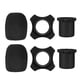 thumbnail image 1 of Kit de protección para micrófono inalámbrico Uxcell, soporte antideslizante negro + funda para micrófono + soporte de manga de varilla inferior 2Pcs, 1 of 3