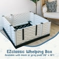 "EZwhelp EZclassic 38""x38"" Portable Pet Dog Pen, Puppy Whelping Box