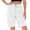 White, variant on Horkkom Shorts for Women Summer Elastic Waist Dress Shorts Casual Work Travel Shorts with Pockets L