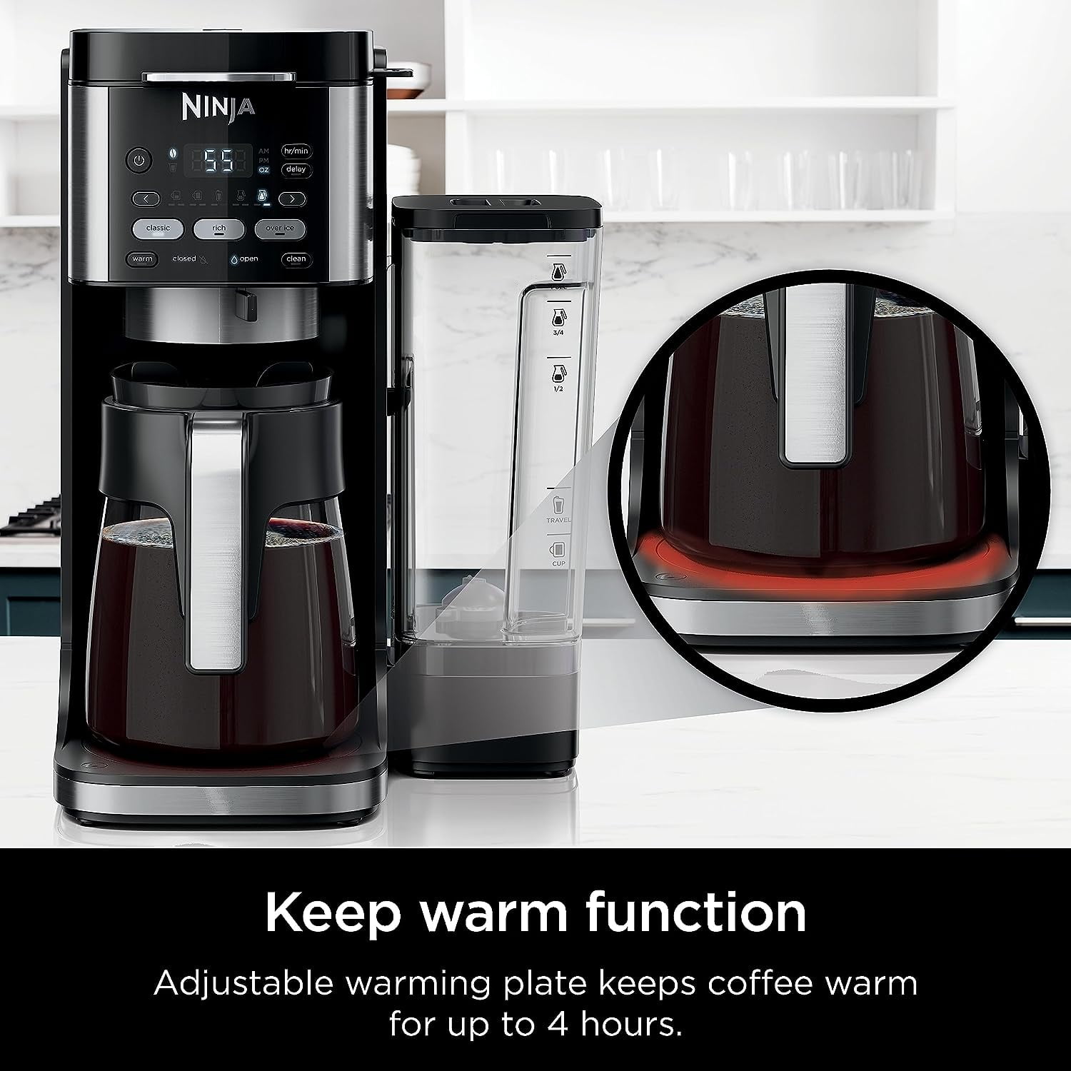 Cup Programmable Hot & Iced Coffee Maker with Keep Warm Feature - Black  Milk steam frother Coffee machine Coffee maker Cold brew - AliExpress