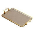 thumbnail image 5 of Serving Tray with Handles Storage Tray Food Trays Practical for Bar, Kitchen, Dining Room Lightweight Versatile Sturdy Ottoman Decor Platter Edge, 5 of 8