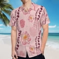 thumbnail image 5 of High Quality Hawaiian Shirts for Men Short Sleeve Aloha Beach Shirt Floral Summer Casual Button Down Shirts Blouses GCVMB9, 5 of 7