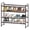 Bronze, variant on SUFAUY 4 Tier 33" Wide Shoes Rack Stackable, Metal Wire, Black