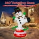 thumbnail image 3 of Muñeco de nieve inflable giratorio BrdJade de 6 pulgadas con LED, 3 of 8