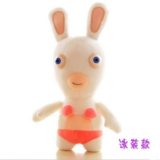 Plush Toy Crazy Rabbit Doll Rayman Rabbit Bucktooth Rabbit Doll-Yizuba