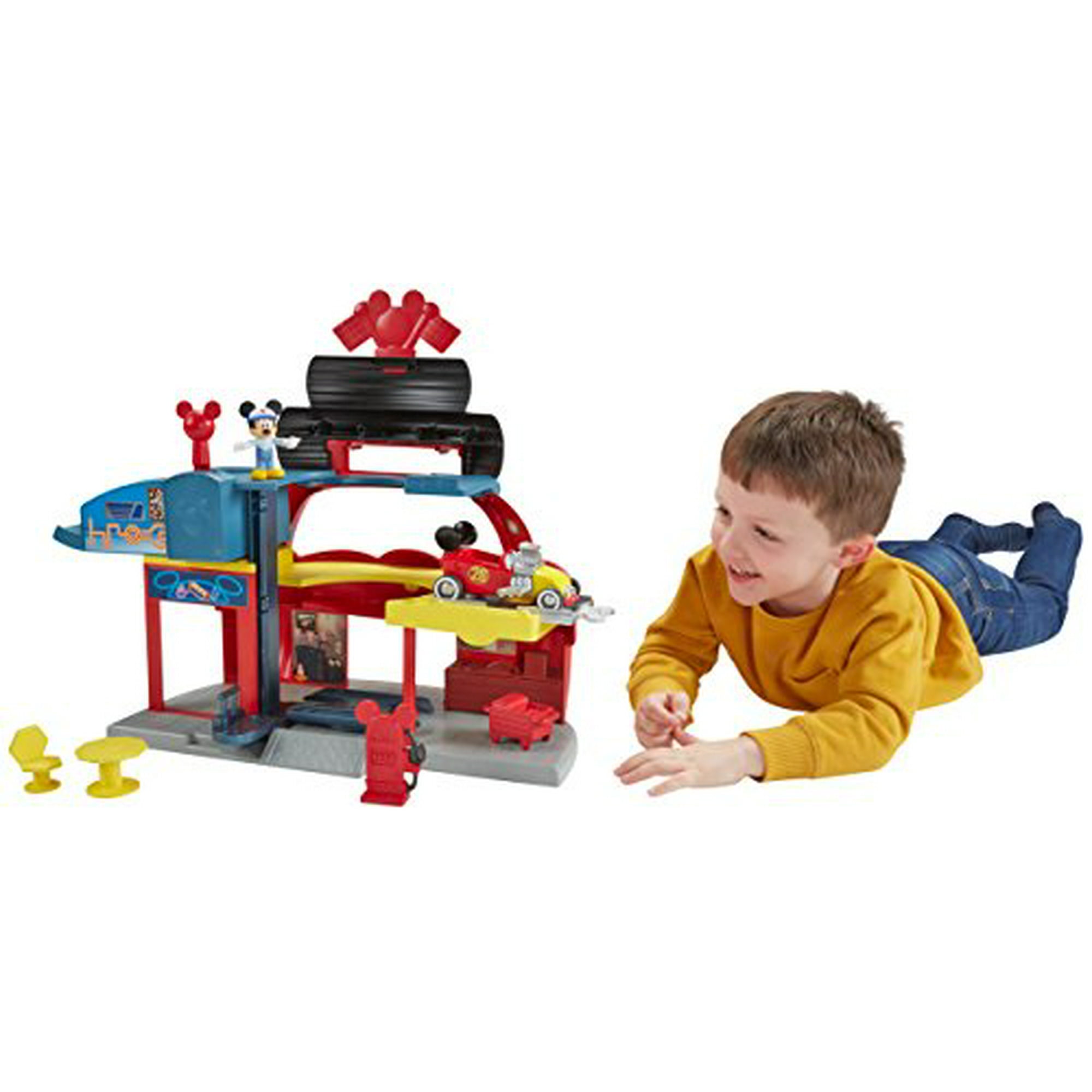 Fisher Price DTT85 Roadster Racers Garage Disney Mickey Mouse Clubhouse Walmart