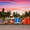 Miami Beach USA, variant on Elephant Stock Lanikai Beach Wall Art - Horizontal Multi Panel Canvas - Living Room Wall Decor - Beach Multi Panel - Blue And Teal Decor - 23" x 14"