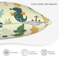 thumbnail image 5 of Bingfone Seahorse Linen Throw Pillow Covers Cushion Case Pocket Button Vintage Farmhouse Pillowcase For Sofa Couch Bed 16"X16", 5 of 9