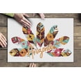 thumbnail image 3 of Arizona, Colorful Feathers, Tribal Inspired Pattern (19x27 inches, Premium 500 Piece Jigsaw Puzzle for Adults and Family, Made in USA), 3 of 4