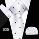 thumbnail image 1 of Corbata para hombre, traje formal, traje profesional a rayas, traje de verano, 1 of 6