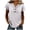 #06 White 【Mix, Match & Stock Up on Your Favorite Palette.】, variant on Women's Casual Solid Color Pleated Short Sleeve Round Neck Tops Shirts Blouses for Business Casual Work Office Vacation and Daily Wear Fashion Essential | Sopatenor,Black XL