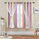 thumbnail image 1 of Cortinas XiDi Rainbow Pink Púrpura Yellow Star Blackout, 1 of 9