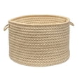 thumbnail image 1 of Natural Wool Houndstooth- Tea 14''x10'' Utility Basket, 1 of 1