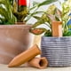 thumbnail image 3 of Juego de 12 regadores automáticos para plantas para día festivo, dispositivos de riego de plantas de terracota para botellas de vino, ideal para plantas de interior y exterior, 3 of 5
