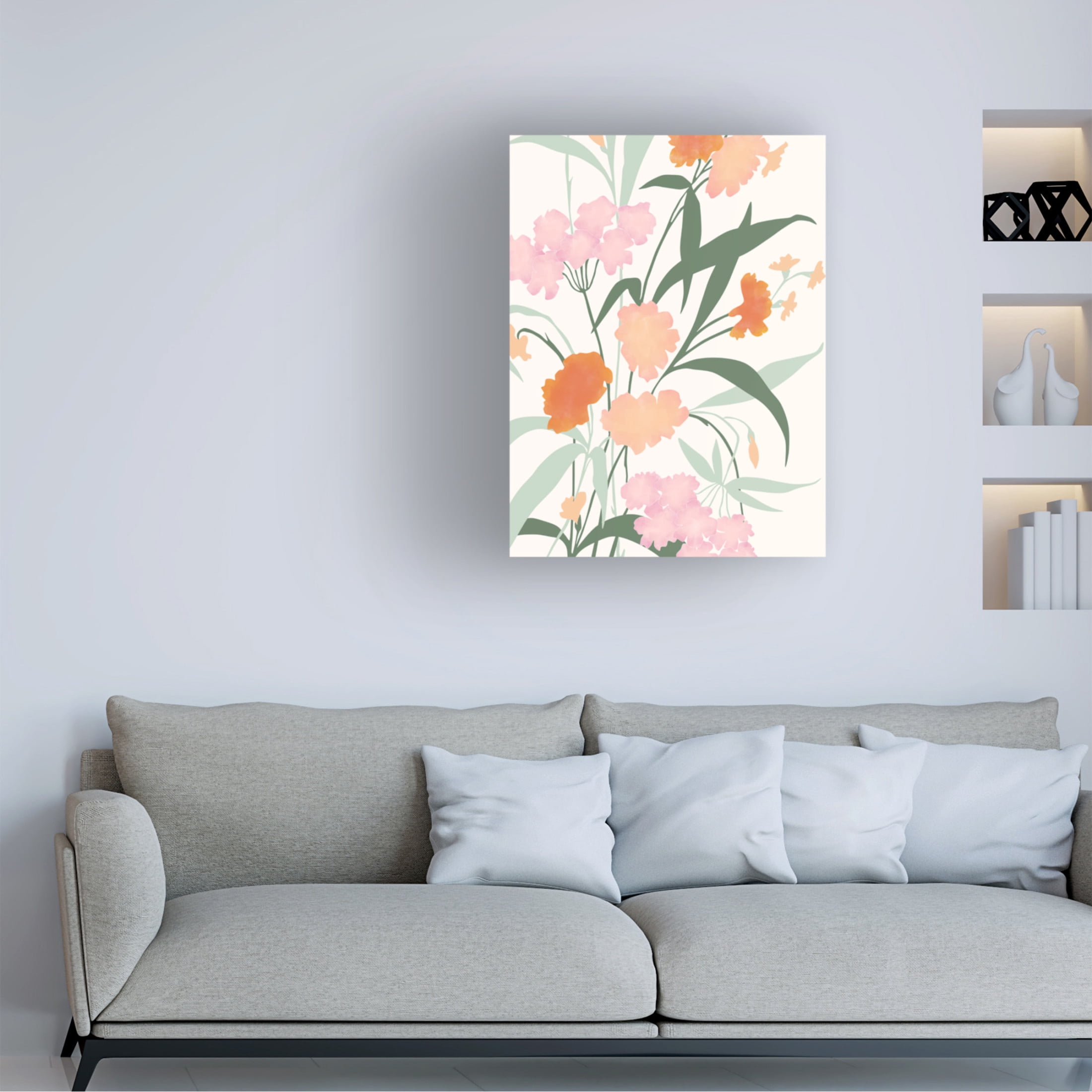 Trademark Fine Art Elena Ristova abstractyellow29 Canvas Wall Art