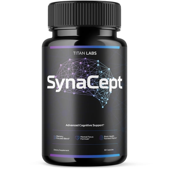 SynaCept Advanced Brain Support Formula Supplement Syna Cept 60 Capsules