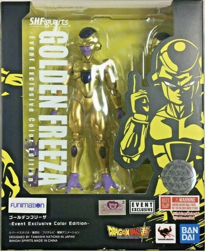 DRAGON BALL Golden Freezer Event Exclusive S.H Figuarts Action Figure Bandai 