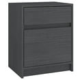 thumbnail image 3 of vidaXL 1/2x Solid Wood Pine Bedside Cabinet Nightstand Furniture Multi Colors, 3 of 82