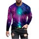 thumbnail image 1 of Blusas y camisas de manga larga con cuello redondo para hombre, blusas casuales de cuello redondo y manga larga, camisetas estampadas, blusas para hombre, 1 of 4