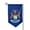 Sharp Corner, variant on Michigan Flag Garden Flag Vertical Double Sided Yard Outdoor Decoration 12.5 x 18 Inch Square