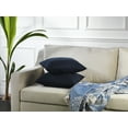 thumbnail image 6 of 3S Brother's Solid Color Cushion Cover Velvet Look Home Décor Throw Pillow Case with Invisible Zipper Set of 2 Pieces for Chair Couch Bedroom & Livingroom Décor Pillowcase - Royal Blue 12"x12" Each, 6 of 9