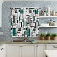 thumbnail image 4 of Abstract Square Modern Art Duck Green Curtain Home Decoration Living Room Short Curtains Window Treatments For Kitchen Bedroom, 4 of 6