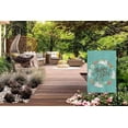 thumbnail image 5 of Happy Easter Garden Flag Vertical Double Sided 12.5 x 18 Inch Colorful Wreath of Flowers Eggs and Rabbits Burlap Yard Outdoor Decor, 5 of 6