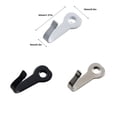 thumbnail image 3 of Speravity Gancho para llaves Mini perchas pulidas Montado en la pared Usable Colgando Ganchos de alta resistencia Abrigo Bolsa Sombrero Hogar Herramientas y ferretería Níquel blanco, 3 of 6